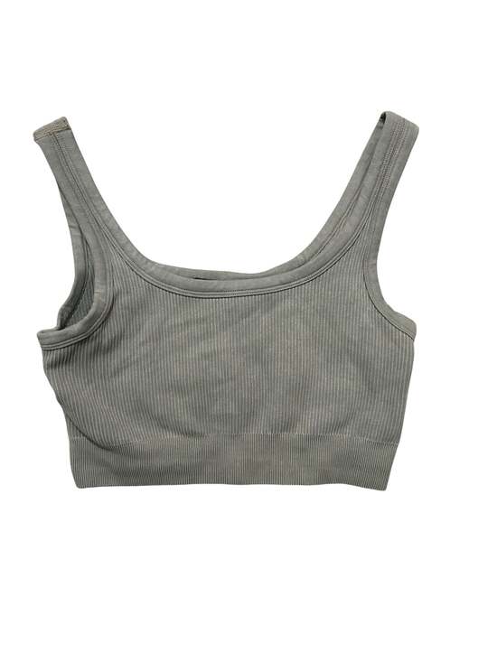 Fashion Nova Other - Fashion Nova Gray Ribbed Seamless Sports Bra Bralette Size M